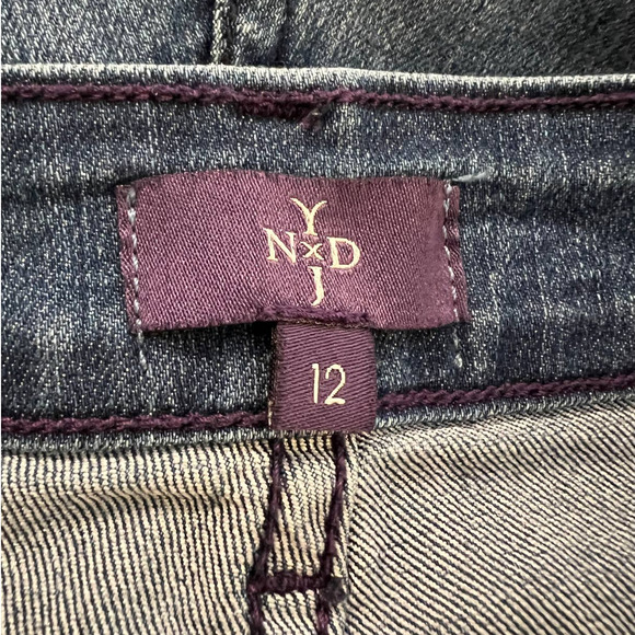 NYDJ Marilyn Straight Jean Medium Wash Size 12 - Picture 3 of 6